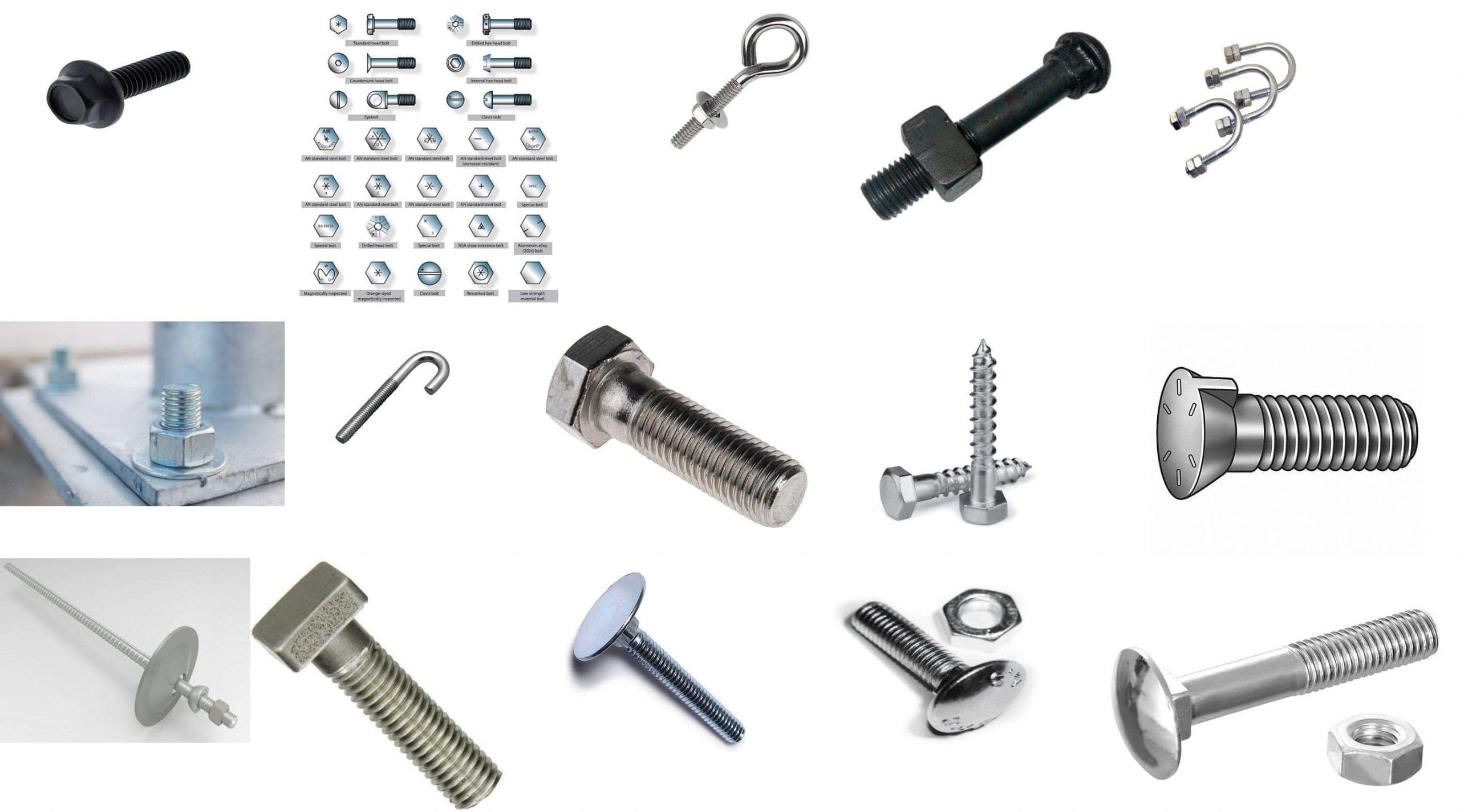 Bolt Fasteners For Various Applications